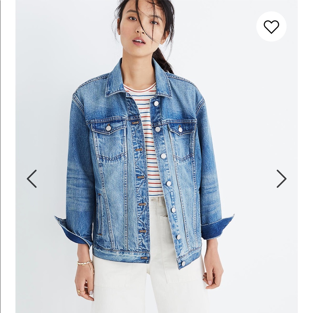 Madewell Oversized Jean Jacket In Capstone Wash